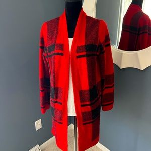 Buffalo Check Duster Cardigan